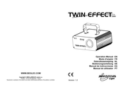 JB Systems TWIN EFFECT Laser Gebruiksaanwijzing