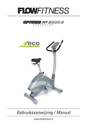 FLOWFITNESS UPTOWN HT 2000 G Gebruiksaanwijzing