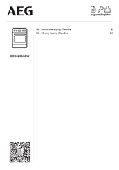 AEG CCB6200ABW Gebruiksaanwijzing