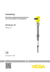 Vega VEGACAL 67 Handleiding