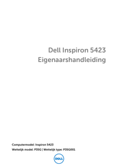 Dell Inspiron 5423 Handleiding