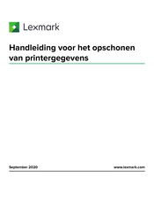 Lexmark MX611 Handleiding