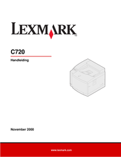 Lexmark C720 Handleiding