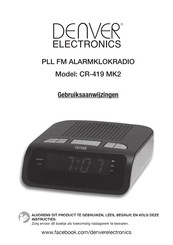 Denver Electronics CR-419 MK2 Gebruiksaanwijzing