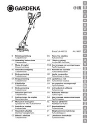 Gardena EasyCut 400/25 Gebruiksaanwijzing