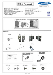 Novoferm ISO 45 Montagehandleiding