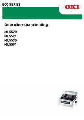 Oki ML5590Eco Gebruikershandleiding