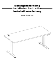 Betaalbare Werkplek E-Dual 126 Montagehandleiding