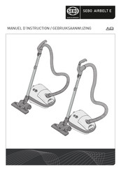 Sebo AIRBELT E Series Gebruiksaanwijzing