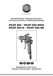 WALTHER PILOT XIII-D Bedieningshandleiding