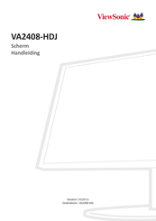 ViewSonic VA2408-HDJ Handleiding