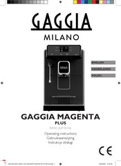 Gaggia RI8700 Gebruiksaanwijzing