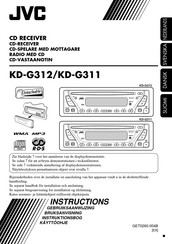 JVC KD-G312 Gebruiksaanwijzing