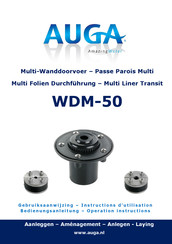 Auga WDM-50 Gebruiksaanwijzing