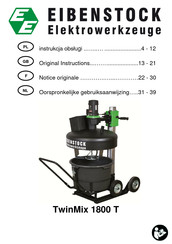 EIBENSTOCK TwinMix 1800 T Gebruiksaanwijzing