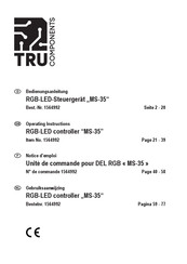 TRU Components MS-35 Gebruiksaanwijzing