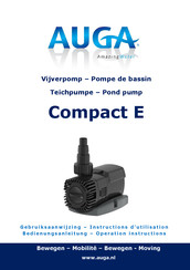 Auga Compact E-2800 Gebruiksaanwijzing