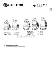 Gardena 11000CLEAR Gebruiksaanwijzing