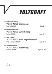 VOLTCRAFT 2633258 Gebruiksaanwijzing