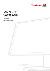 ViewSonic VA2715-H Handleiding