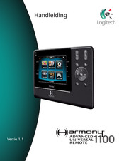 Logitech Harmony 1100 Handleiding