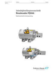 Endress+Hauser Bronhouder FQG66 Bedieningsvoorschrift