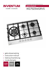 Inventum IKG7523WGRVS Gebruiksaanwijzing