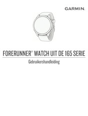 Garmin FORERUNNER 165 Series Gebruikershandleiding