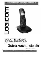 LOGICOM LOLA 150 Gebruikershandleiding