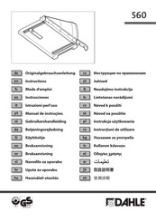 Dahle 560 Gebruikershandleiding