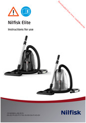 Nilfisk Elite Gebruikershandleiding