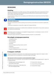 Franke SB1200 Instructies