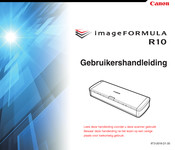 Canon imageFORMULA R10 Gebruikershandleiding