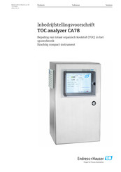 Endress+Hauser TOC CA78 Bedieningsvoorschrift