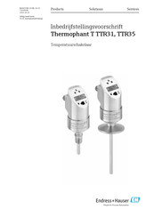 Endress+Hauser Thermophant T TTR35 Handleiding En Bedrijfsvoorschriften