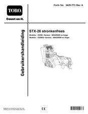 Toro 23208G Gebruikershandleiding