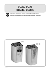 Harvia BC23E Instructies Voor Installatie, Gebruik En Onderhoud