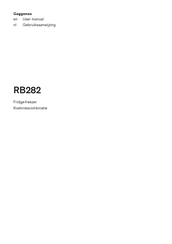Gaggenau RB282 Gebruiksaanwijzing