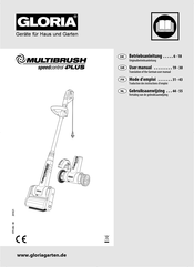 Gloria MultiBrush SpeedControl PLUS Gebruiksaanwijzing