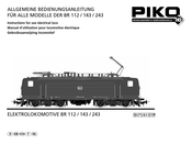 PIKO BR 143 Gebruiksaanwijzing