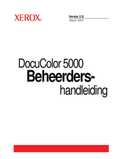 Xerox DocuColor 5000 Beheerhandleiding