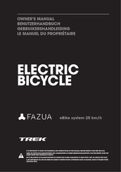 Trek Bicycle Corporation Fazua Evation Gebruikershandleiding