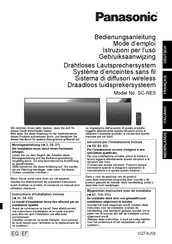 Panasonic SC-NE5 Gebruiksaanwijzing