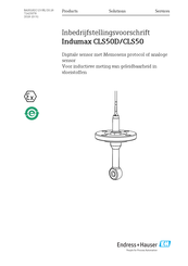 Endress+Hauser Indumax CLS50D Bedieningsvoorschrift