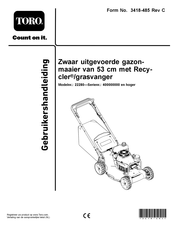 Toro 22280 Gebruikershandleiding