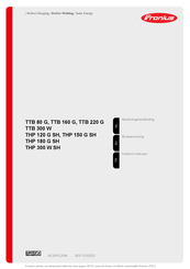 Fronius THP 150 G SH Bedieningshandleiding