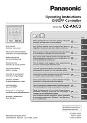 Panasonic CZ-ANC3 Gebruikershandleiding