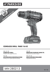 Parkside PABS 16 A2 Gebruiksaanwijzing