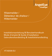 FireAngel AngelEye HT-AE630-EU Gebruikershandleiding En Installatie