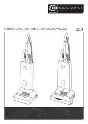 Sebo AUTOMATIC X Gebruiksaanwijzing